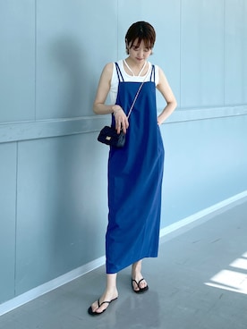 「ビーサン」｜「アイテム（その他シューズ）」を使った、DouDou_serikaさん（レディース・167cm）の夏コーディネート