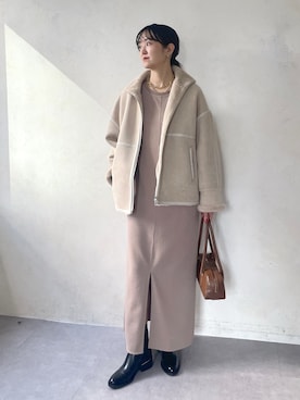 「アイテム（その他アウター）」を使った、DouDou_serikaさん（レディース・167cm・30代）の秋コーディネート