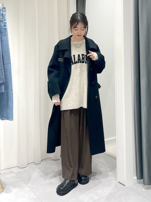 DouDou（ドゥドゥ）の「ダブルフェイスWロングコート（その他