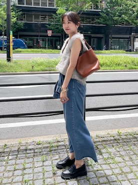 「シャギー」｜「アイテム（ブーツ）」を使った、DouDou_serikaさん（レディース・167cm）の夏コーディネート