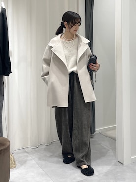 「アイテム（その他アウター）」を使った、DouDou_serikaさん（レディース・167cm・30代）の秋コーディネート