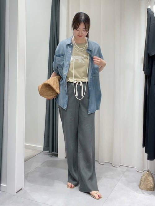 リネンバイヤスパンツ