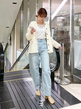 「アイテム（ブルゾン）」を使った、DouDou_serikaさん（レディース・167cm・30代）の冬コーディネート