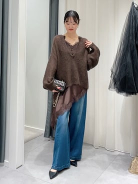 「アイテム（キャミソール）」を使った、DouDou_serikaさん（レディース・167cm・30代）の秋コーディネート