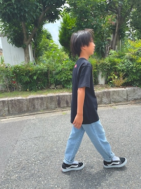 「DC（ディーシー）のアイテム（トップス）」を使った、Tさん（キッズ・130cm）の夏コーディネート