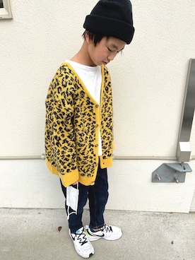 「こども ビームス（コドモビームス）のアイテム（シューズ）」を使った、Tさん（キッズ・130cm）の春コーディネート