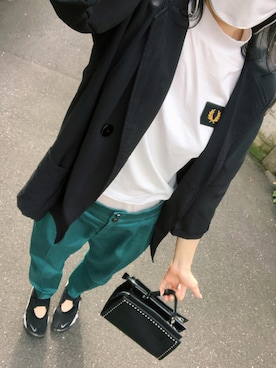 「アイテム（テーラードジャケット）」を使った、みいさん（レディース・167cm）の秋コーディネート