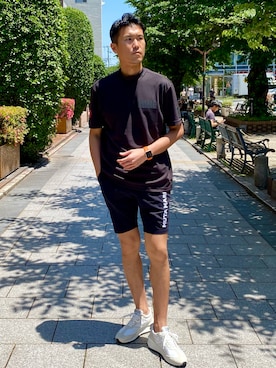 「muta（ムータ）のアイテム（パンツ）」を使った、_tsubasa_yさん（メンズ・181cm）の春コーディネート