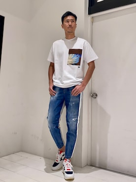 「P.M.D.S.（ピー エム ディー エス）のアイテム（トップス）」を使った、_tsubasa_yさん（メンズ・181cm）の春コーディネート