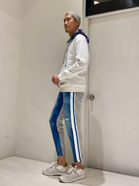 「P.M.D.S.（ピー エム ディー エス）のアイテム（トップス）」を使った、_tsubasa_yさん（メンズ・181cm）の春コーディネート