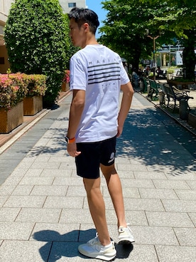 「muta（ムータ）のアイテム（パンツ）」を使った、_tsubasa_yさん（メンズ・181cm）の春コーディネート