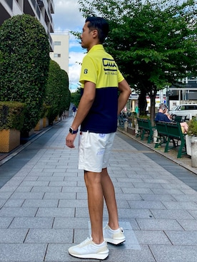 「muta（ムータ）のアイテム（パンツ）」を使った、_tsubasa_yさん（メンズ・181cm）の夏コーディネート