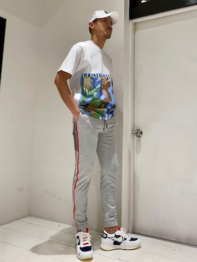 「P.M.D.S.（ピー エム ディー エス）のアイテム（トップス）」を使った、_tsubasa_yさん（メンズ・181cm）の春コーディネート