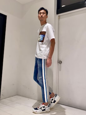 「P.M.D.S.（ピー エム ディー エス）のアイテム（トップス）」を使った、_tsubasa_yさん（メンズ・181cm）の春コーディネート