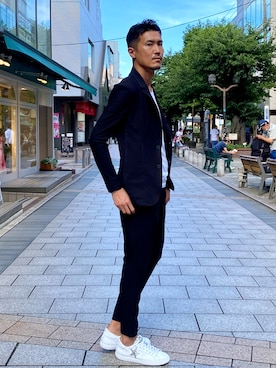 「2STAR」｜_tsubasa_yさん（メンズ・181cm）の夏コーディネート