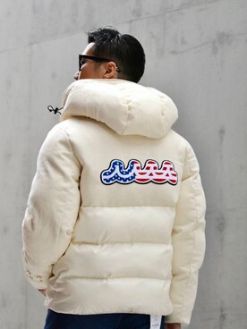 「muta（ムータ）のアイテム（ブルゾン）」を使った、_tsubasa_yさん（メンズ・181cm）の冬コーディネート