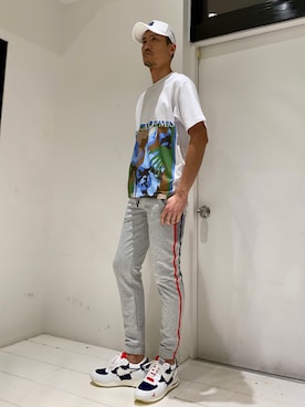 「P.M.D.S.（ピー エム ディー エス）のアイテム（トップス）」を使った、_tsubasa_yさん（メンズ・181cm）の春コーディネート