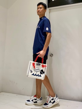 「muta marine（ムータ・マリン）のアイテム」を使った、_tsubasa_yさん（メンズ・181cm）の夏コーディネート