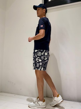 「VOILE BLANCHE（ボイルブランシェ）のアイテム」を使った、_tsubasa_yさん（メンズ・181cm）の夏コーディネート