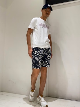 「VOILE BLANCHE（ボイルブランシェ）のアイテム」を使った、_tsubasa_yさん（メンズ・181cm）の夏コーディネート