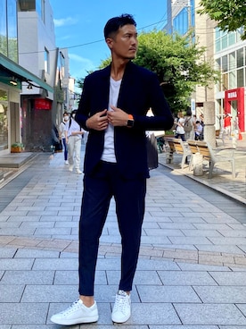 「2STAR」｜_tsubasa_yさん（メンズ・181cm）の夏コーディネート