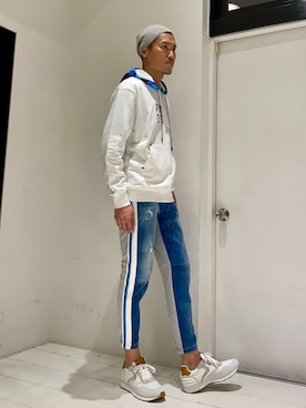「P.M.D.S.（ピー エム ディー エス）のアイテム（トップス）」を使った、_tsubasa_yさん（メンズ・181cm）の春コーディネート