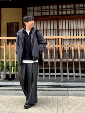 「DRIES VAN NOTEN（ドリスヴァンノッテン）のアイテム」を使った、KOSUKeさん（メンズ・164cm）の冬コーディネート