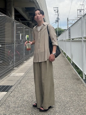 「DRIES VAN NOTEN（ドリスヴァンノッテン）のアイテム」を使った、KOSUKeさん（メンズ・164cm）の秋コーディネート