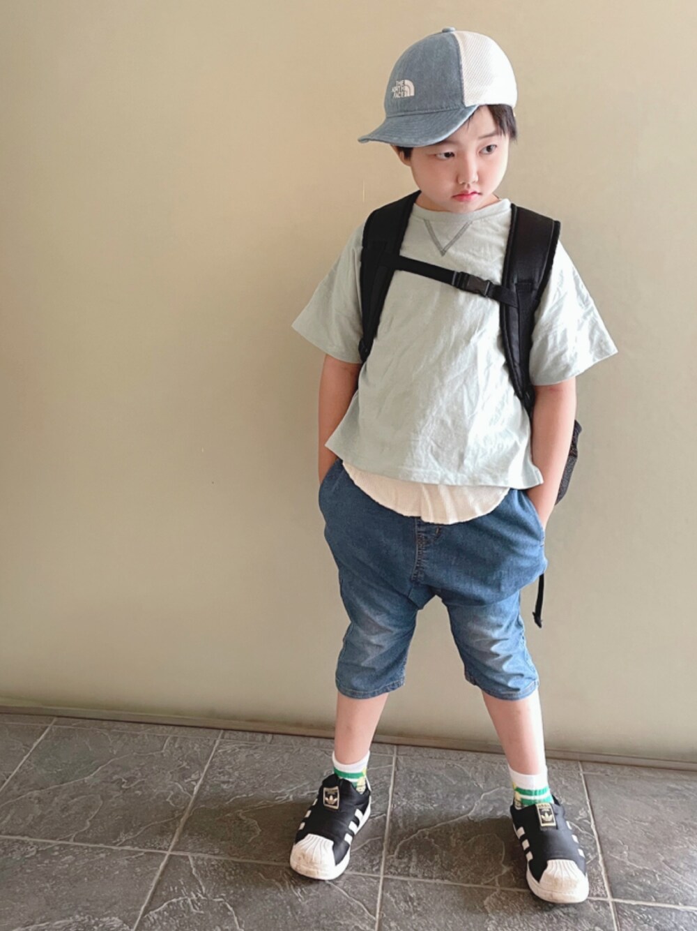 デニムアンドダンガリーノースフェイスキッズキャップまとめ売り 楽天市場】ノースフェイス 帽子 キッズ デニムの通販