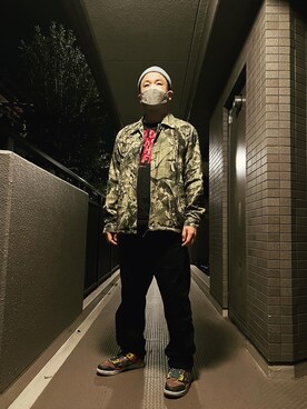 「SAYHELLO（セイハロー）のアイテム」を使った、Mnb Kさん（メンズ・172cm）の秋コーディネート