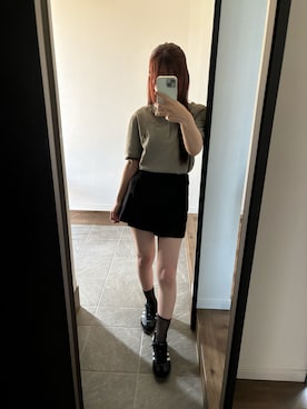 saachanさんの「The Fred Perry Shirt - M3600／フレッドペリーポロシャツ」を使ったコーディネート