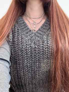 「アイテム（アクセサリー）」を使った、おもちさん（レディース・165cm）の秋コーディネート