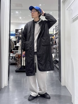 「アイテム（キャップ）」を使った、ETTYTY335さん（メンズ・172cm）の冬コーディネート