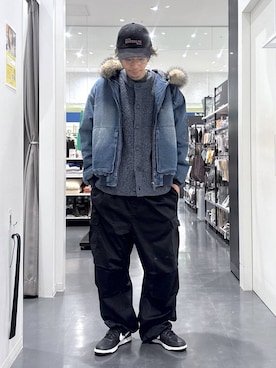 ETTYTY335さん（メンズ・172cm）の冬コーディネート