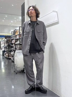 「LAKOLE（ラコレ）のアイテム」を使った、ETTYTY335さん（メンズ・172cm）の秋コーディネート