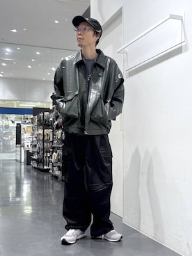「アイテム（ブルゾン）」を使った、ETTYTY335さん（メンズ・172cm・30代）の秋コーディネート