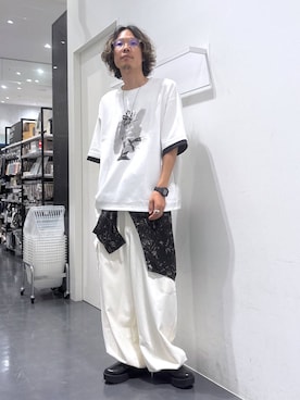 「アイテム（ドレスシューズ）」を使った、ETTYTY335さん（メンズ・172cm・30代）の夏コーディネート