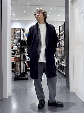 「LAKOLE（ラコレ）のアイテム」を使った、ETTYTY335さん（メンズ・172cm）の秋コーディネート