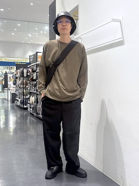 「アイテム（ローファー）」を使った、ETTYTY335さん（メンズ・172cm・30代）の秋コーディネート