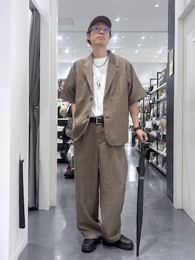 「LAKOLE（ラコレ）のアイテム」を使った、ETTYTY335さん（メンズ・172cm）の春コーディネート
