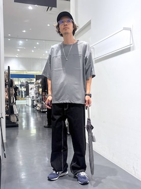 「アイテム（デニムパンツ）」を使った、ETTYTY335さん（メンズ・172cm・30代）の夏コーディネート