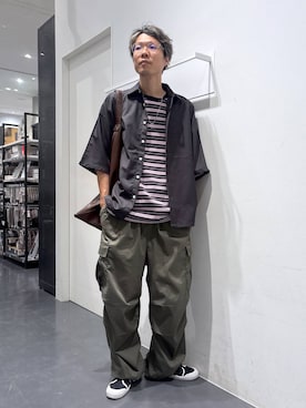 「アイテム（トートバッグ）」を使った、ETTYTY335さん（メンズ・172cm・30代）の秋コーディネート