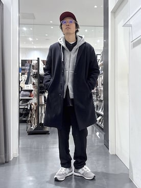 「アイテム（チェスターコート）」を使った、ETTYTY335さん（メンズ・172cm・30代）の秋コーディネート