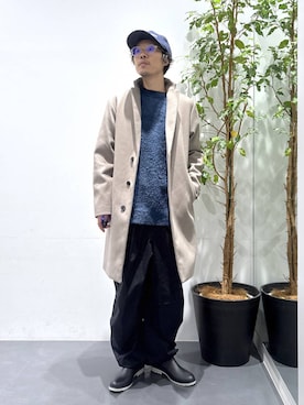 「アイテム（レインシューズ）」を使った、ETTYTY335さん（メンズ・172cm）の秋コーディネート