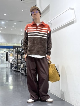 「アイテム（トートバッグ）」を使った、ETTYTY335さん（メンズ・172cm・30代）の秋コーディネート