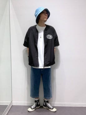「アイテム（帽子）」を使った、ETTYTY335さん（メンズ・172cm・30代）の夏コーディネート