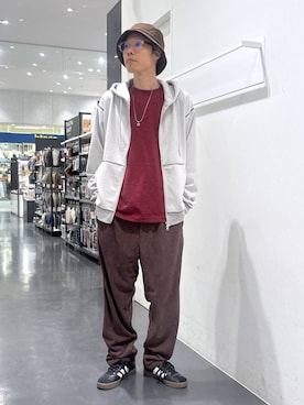 「アイテム（パーカー）」を使った、ETTYTY335さん（メンズ・172cm・30代）の秋コーディネート