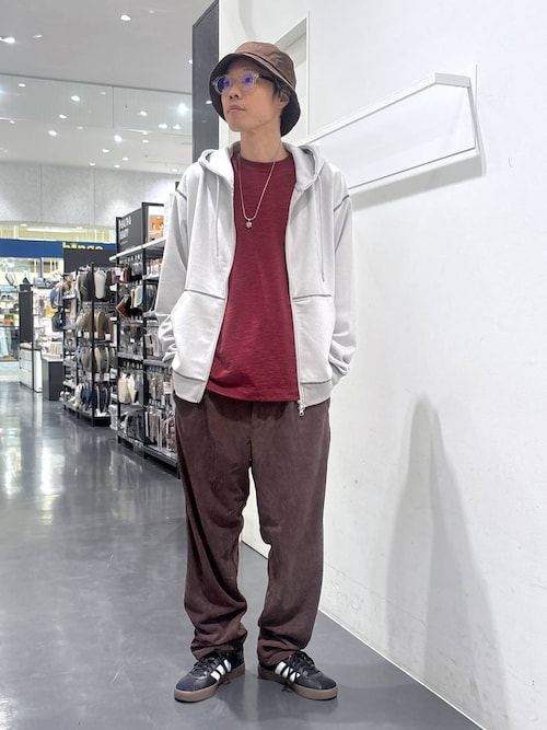 セール】※ステッチスエードZIPパーカー / 587065（パーカー）｜LAKOLE