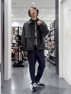 「アイテム（ブルゾン）」を使った、ETTYTY335さん（メンズ・172cm・30代）の秋コーディネート