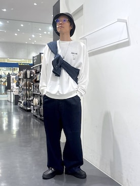 「アイテム（ローファー）」を使った、ETTYTY335さん（メンズ・172cm・30代）の秋コーディネート